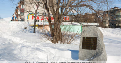 Фотографии закладного камня под будущий памятник воинам-интернационалистам в парке Победы города Петропавловска-Камчатского